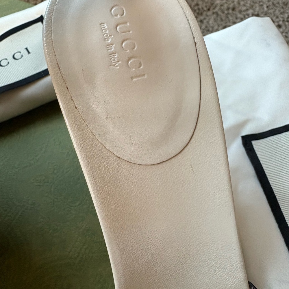 SALE🥰 Authentic Gucci Flora Horsebit Heel Mules - Picture 6 of 10
